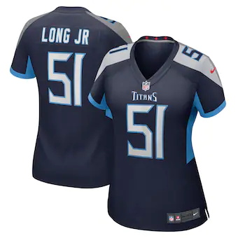 womens nike david long jr navy tennessee titans game jersey